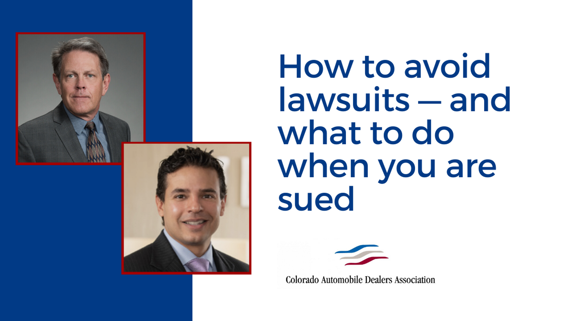 How to avoid lawsuits — and what to do when you are sued